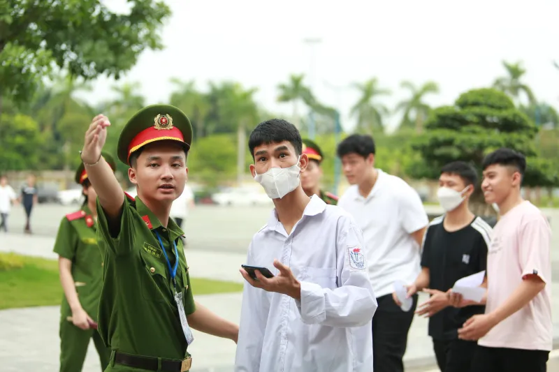 Công bố điểm thi đánh giá dùng để xét tuyển vào các trường công an