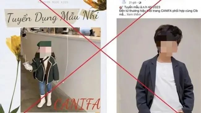 Sập bẫy lừa vì chiêu tuyển mẫu nhí làm đại diện thương hiệu”