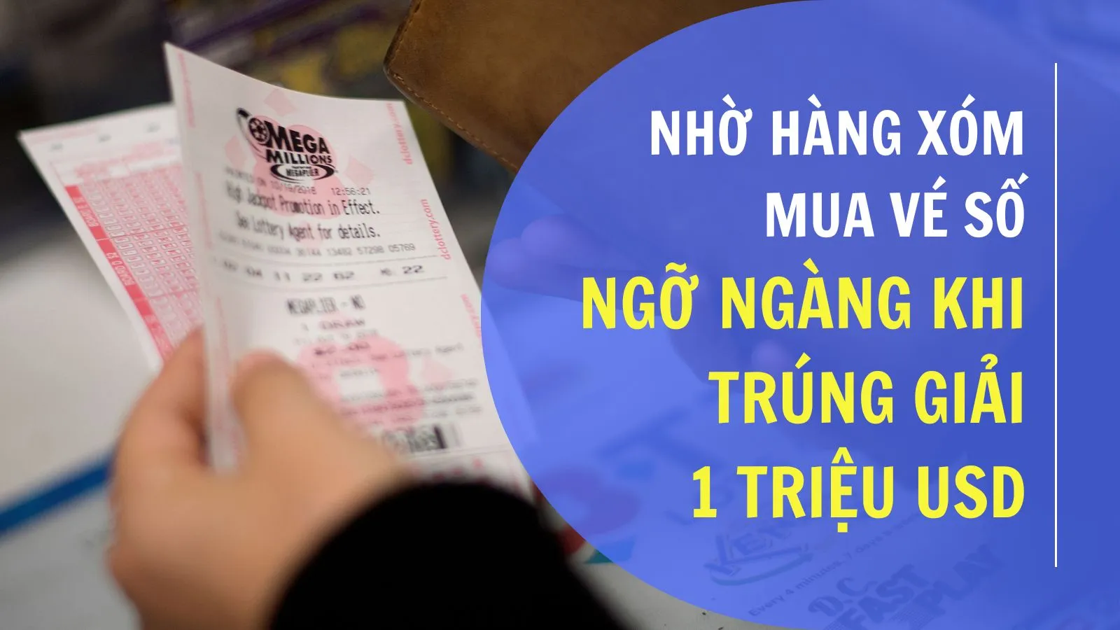 “Ẵm” giải thưởng 1 triệu USD nhờ người hàng xóm “Thần Tài”