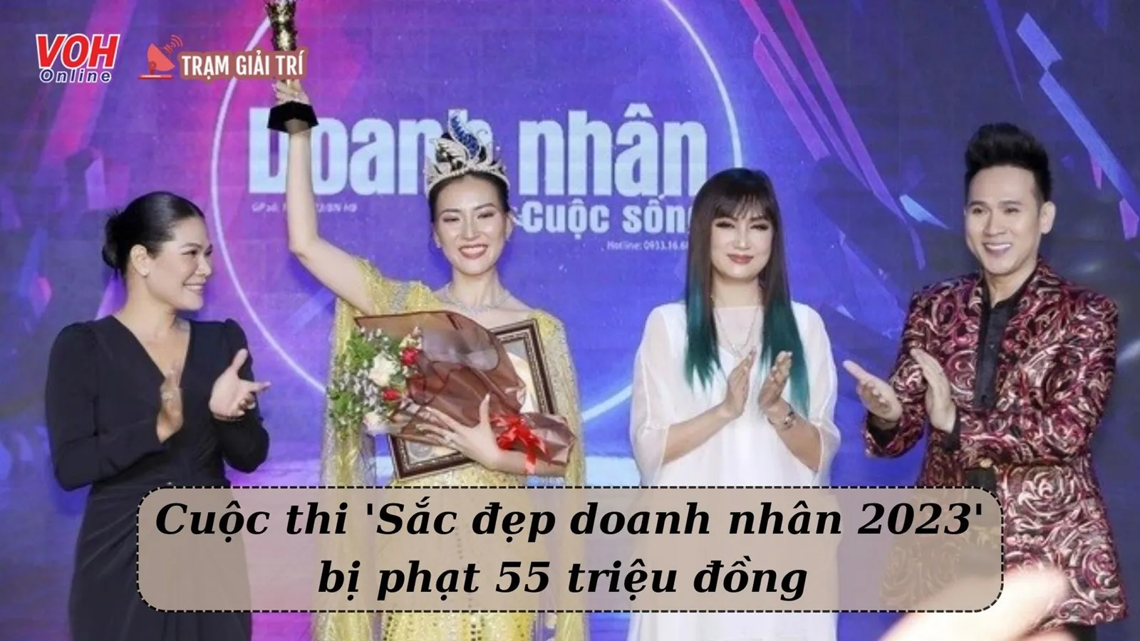 Cuộc thi Sắc Đẹp Doanh Nhân 2023 bị phạt 55 triệu đồng