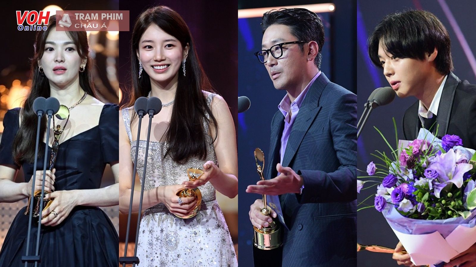 Lễ trao giải Rồng Xanh Series 2023: Song Hye Kyo thắng Daesang nhưng vẫn bị Suzy vượt mặt