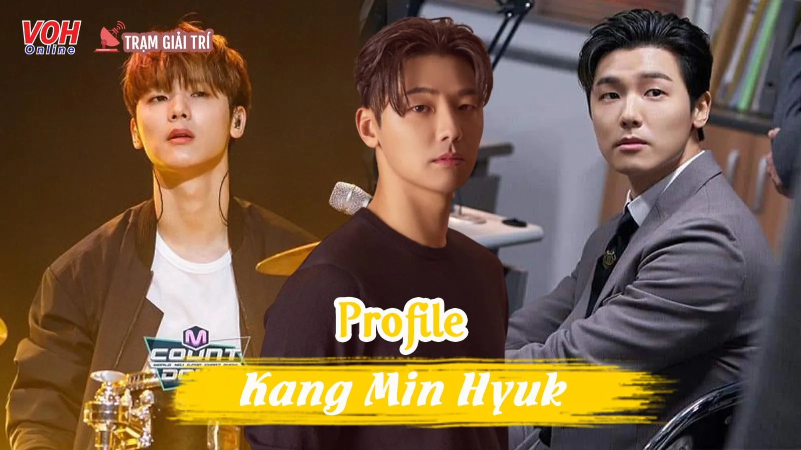 Kang Min Hyuk Profile: Tay trống điển trai của CNBLUE và hành trình thoát mác diễn đơ