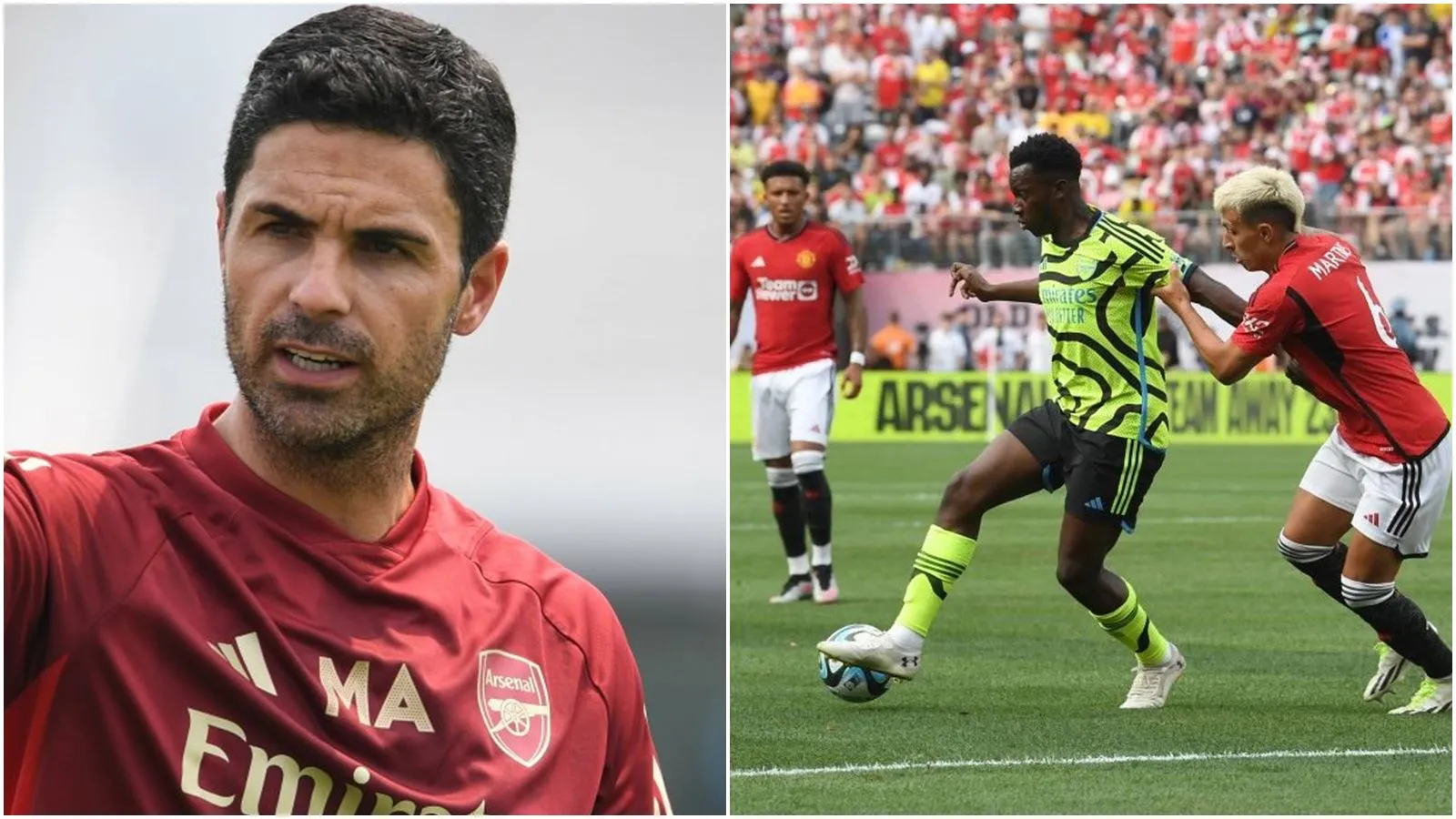 Bản tin Arsenal 23/7: “Pháo thủ” thất bại trước MU | Mikel Arteta muốn có sao Galatasaray