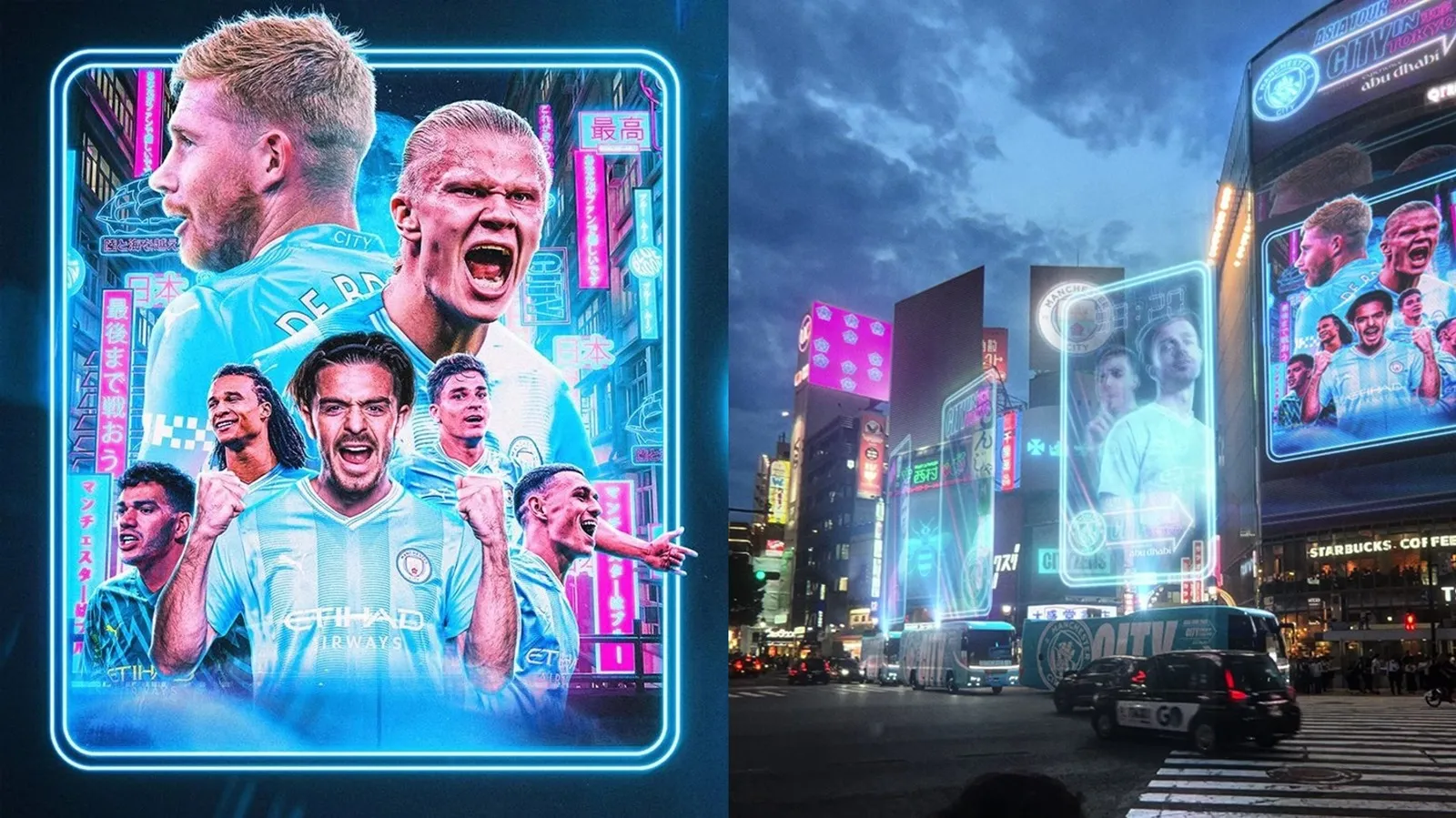 Banner quảng cáo 3D của Man City gây sốt trên MXH