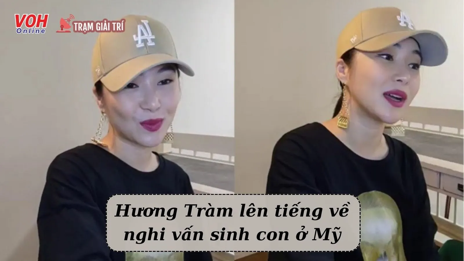 Hương Tràm lên tiếng về thông tin sinh con ở Mỹ