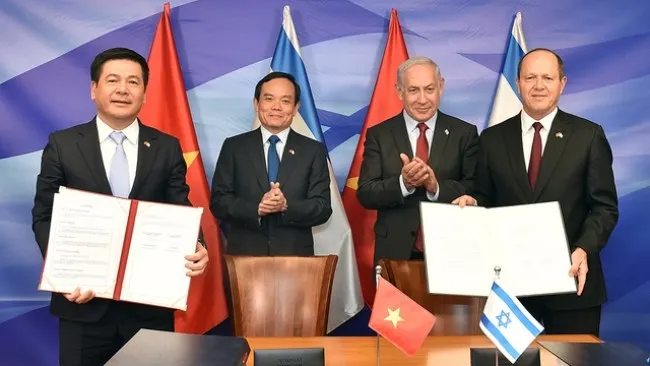 Ký kết Hiệp định thương mại tự do Việt Nam - Israel