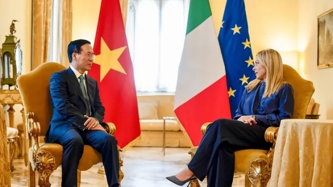 Tăng cường quan hệ Việt Nam - Ý trên nhiều lĩnh vực