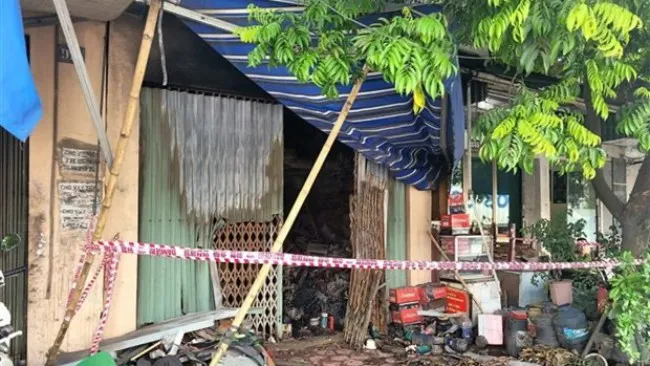 Hải Phòng: Cháy cửa hàng kinh doanh đồ điện, 1 người chết