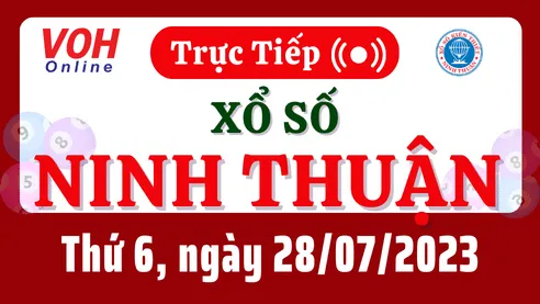XSNT 28/7 - Kết quả xổ số Ninh Thuận hôm nay thứ 6 ngày 28/7/2023