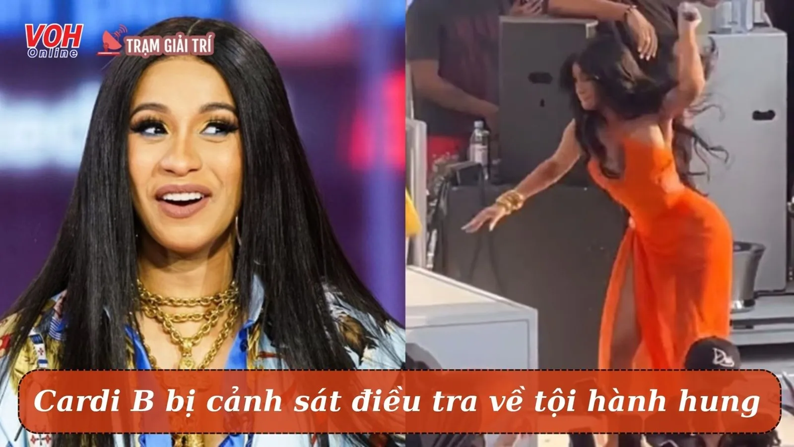 Cardi B bị điều tra tội hành hung sau khi ném micro vào khán giả
