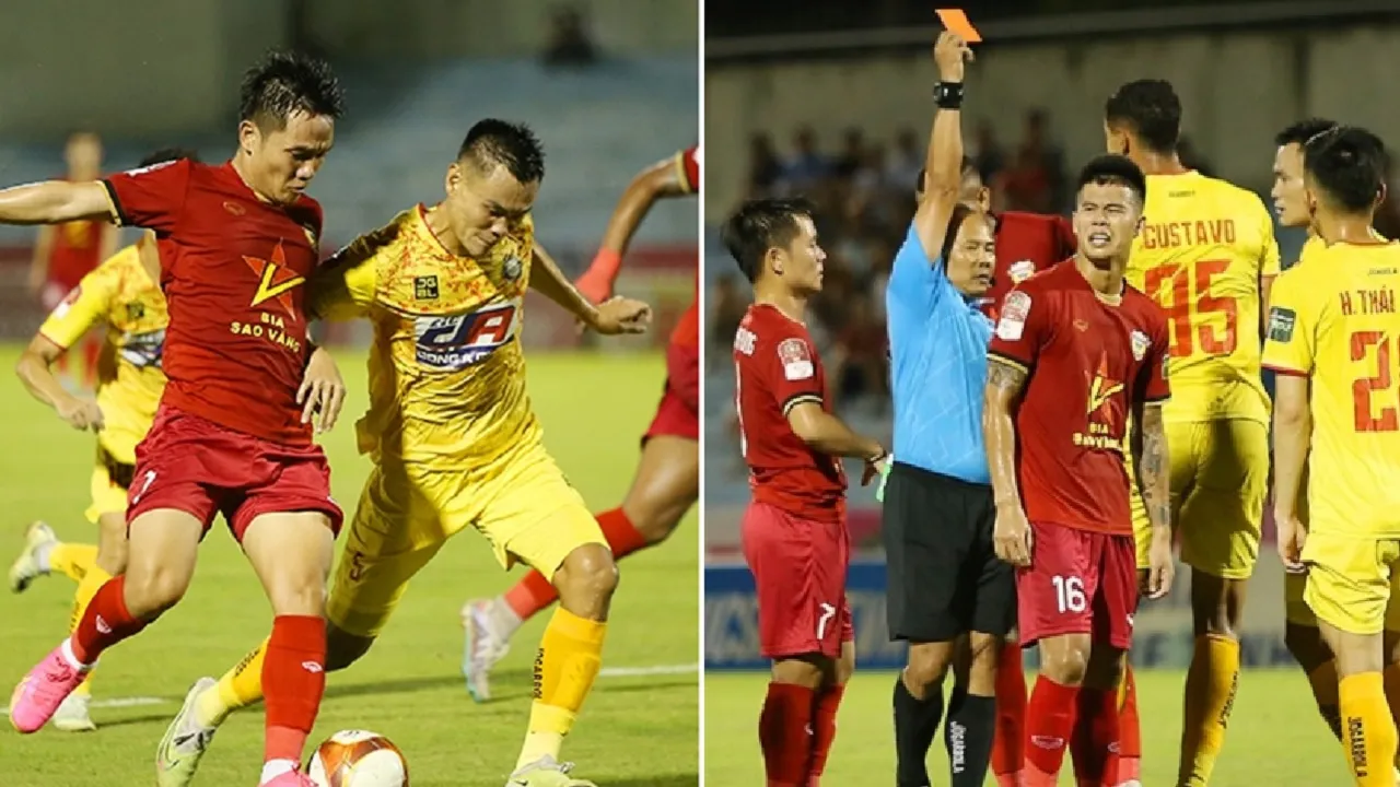 Kết quả V-League 2023 Hà Tĩnh vs Thanh Hóa: Chia điểm nhạt nhòa, điểm nhấn thẻ đỏ