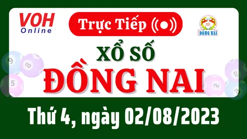 XSDN 2/8 - Kết quả xổ số Đồng Nai hôm nay thứ 4 ngày 2/8/2023