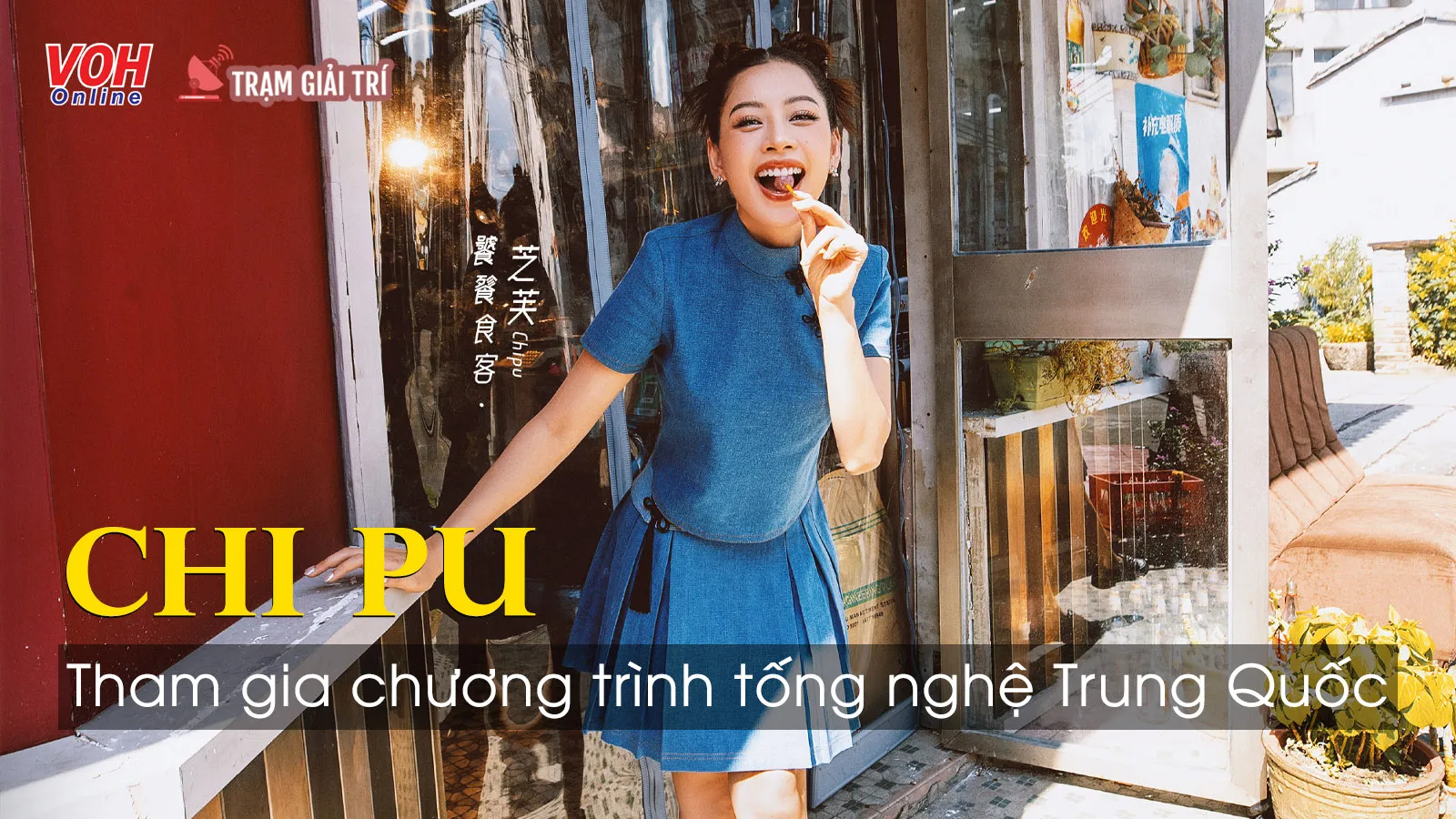 Chi Pu tham gia show tống nghệ Trung Quốc, fan gào thét ủng hộ hết mình