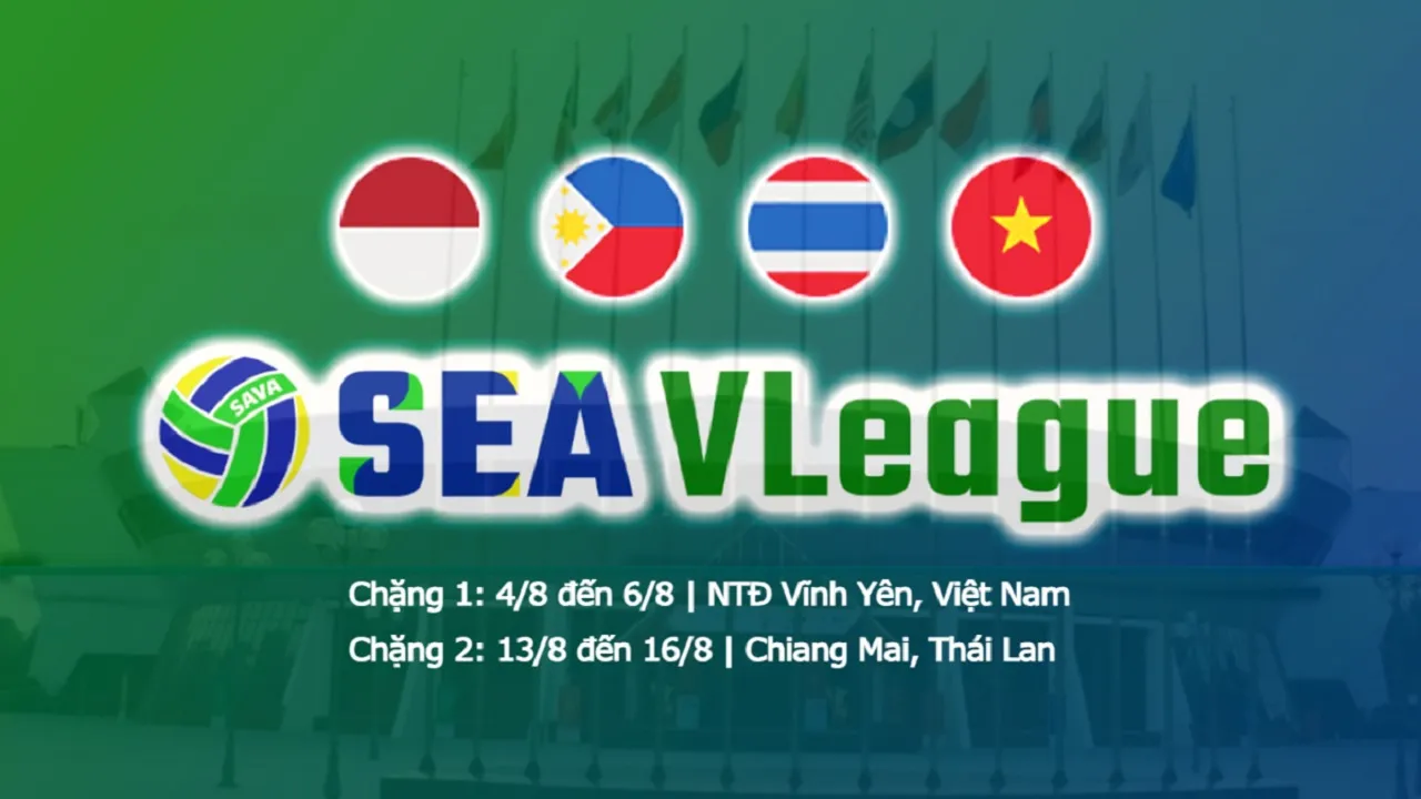 Lịch thi đấu Giải bóng chuyền nữ SEA V-League 2023 chặng 1: Tuyển Việt Nam “đại chiến” TháI Lan