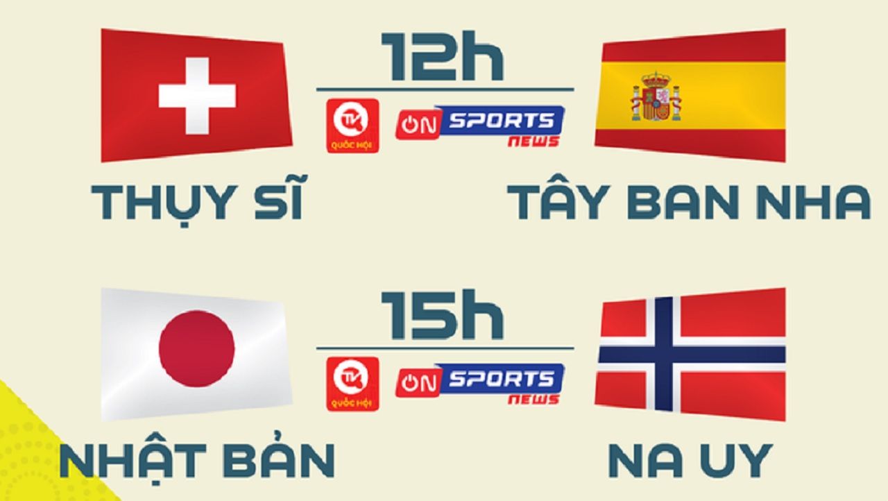 Link xem trực tiếp World Cup nữ hôm nay 05/08: Thụy Sĩ vs Tây Ban Nha | Nhật Bản vs Na Uy