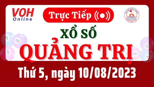 XSQT 10/8 - Kết quả xổ số Quảng Trị hôm nay thứ 5 ngày 10/8/2023