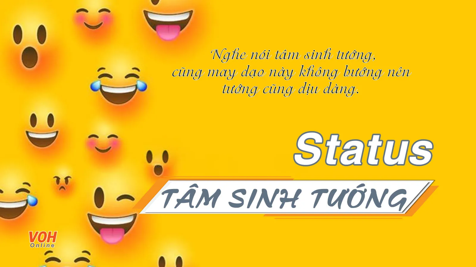 Top câu nói hay, thơ, stt tâm sinh tướng hài hước, thú vị