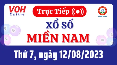 Xổ số miền Nam hôm nay, XSMN 12/8, SXMN 12/8/2023 - Kết quả xổ số ngày 12 tháng 8