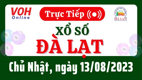 XSDL 13/8 - Kết quả xổ số Đà Lạt hôm nay chủ nhật ngày 13/8/2023