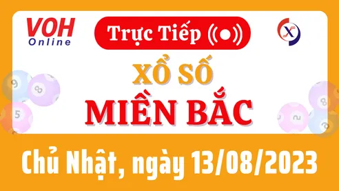 Xổ số miền Bắc hôm nay, XSMB 13/8, SXMB 13/8/2023 - Kết quả xổ số ngày 13 tháng 8