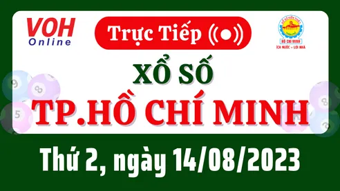 XSHCM 14/8 - Kết quả xổ số TP.HCM hôm nay thứ 2 ngày 14/8/2023