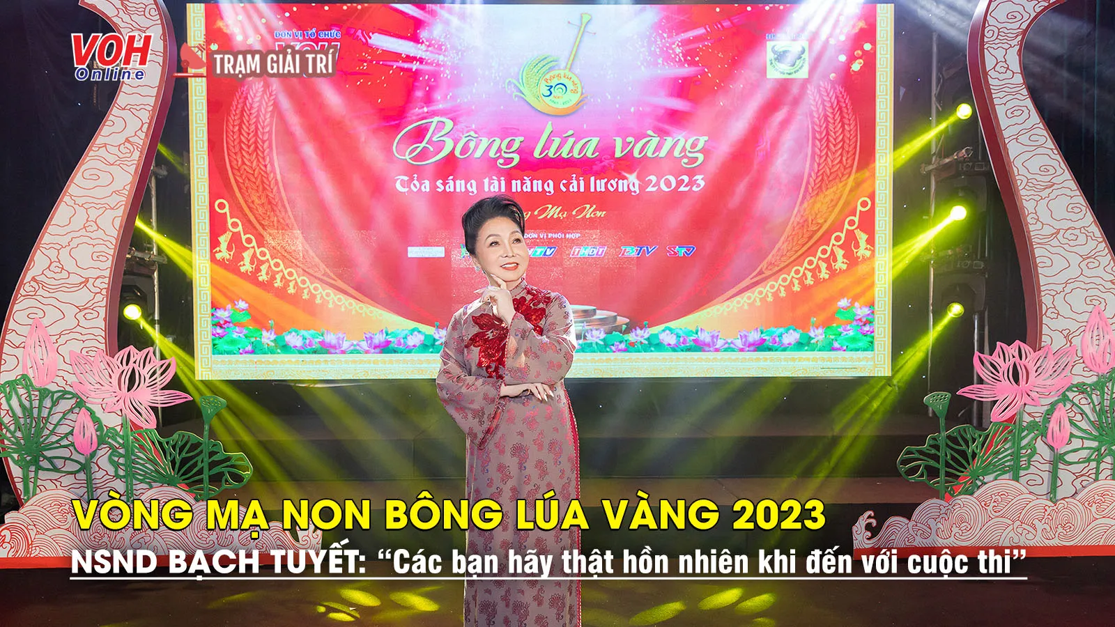 Vòng Mạ non Bông Lúa Vàng 2023: NSND Bạch Tuyết mong chờ những giọng ca mới tài năng