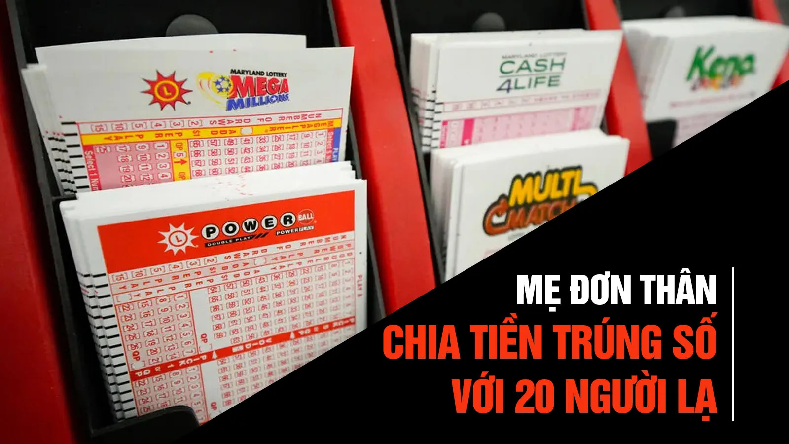 Ăn mừng trúng số, mẹ đơn thân chia tiền thưởng với 20 người lạ