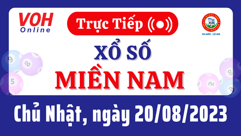 Xổ số miền Nam hôm nay, XSMN 20/8, SXMN 20/8/2023 - Kết quả xổ số ngày 20 tháng 8