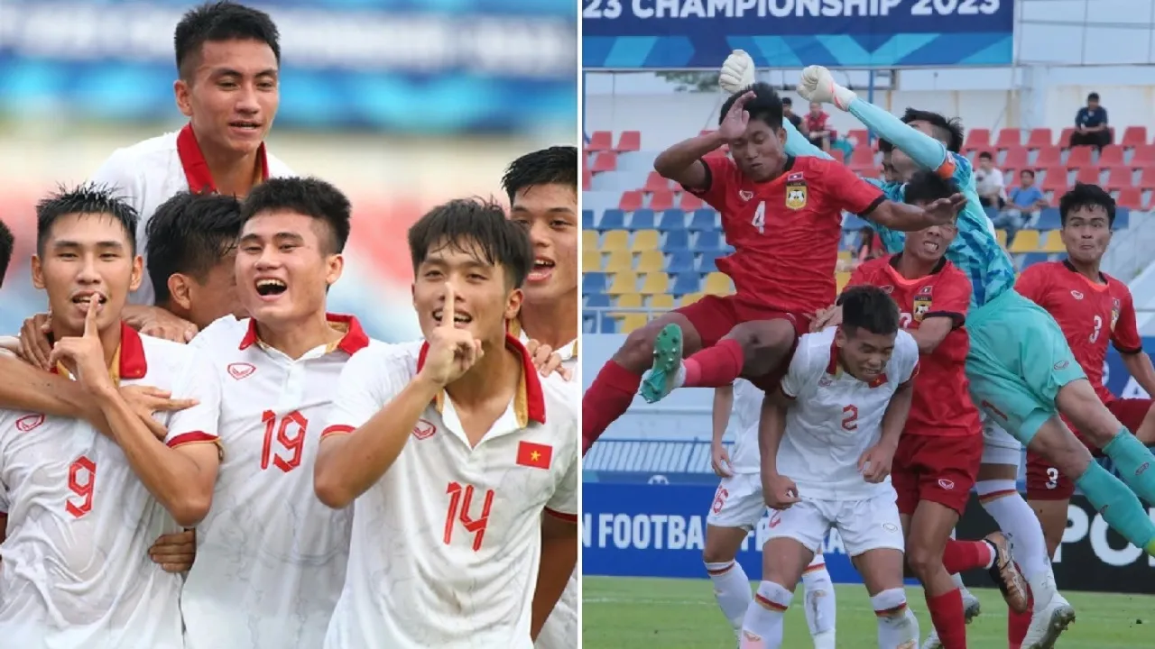 Kết quả U23 Đông Nam Á 2023: U23 Việt Nam thắng đậm U23 Lào trận ra quân