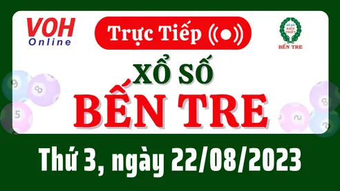 XSBT 22/8 - Kết quả xổ số Bến Tre hôm nay thứ 3 ngày 22/8/2023
