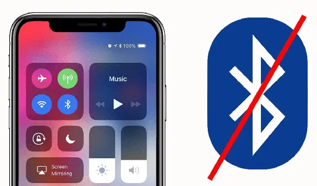 Tắt Bluetooth trên iPhone qua Control Center dễ bị hack