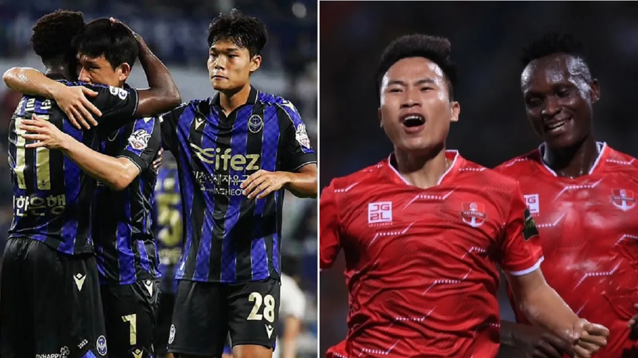 Lịch thi đấu Incheon United vs Hải Phòng play-off AFC Champions League 2023/24