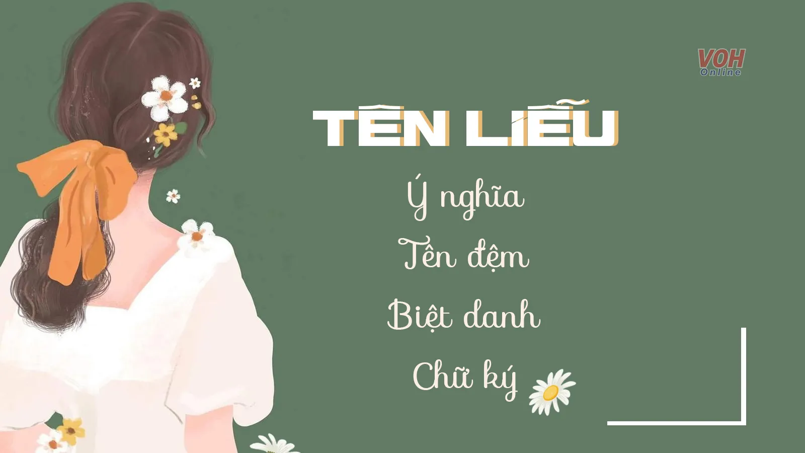 Tên Liễu có ý nghĩa gì? Tên đệm, biệt danh, chữ ký cho tên Liễu