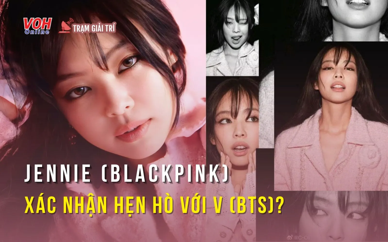 Thực hư chuyện Jennie xác nhận hẹn hò với V (BTS) trên tạp chí Elle Pháp