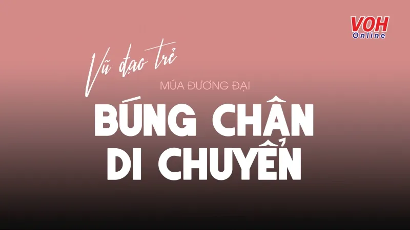 Múa đương đại: Kỹ thuật Búng chân di chuyển