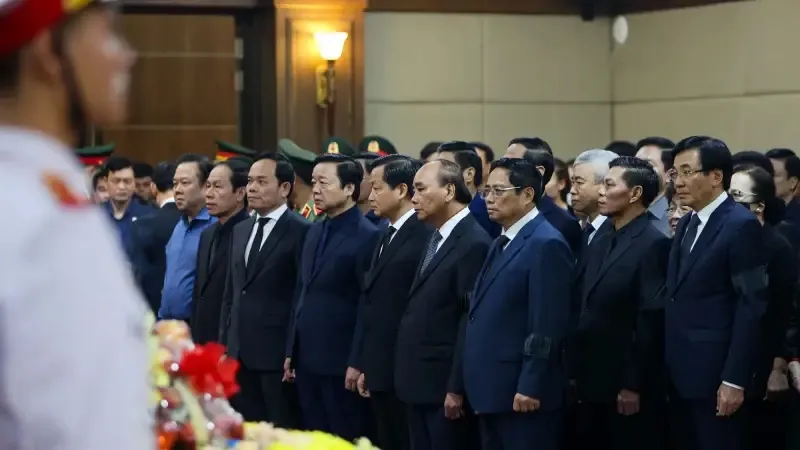 Xúc động lễ truy điệu Phó Thủ tướng Lê Văn Thành
