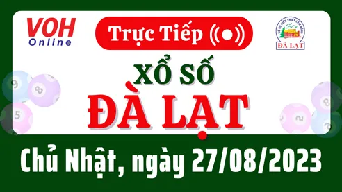 XSDL 27/8 - Kết quả xổ số Đà Lạt hôm nay chủ nhật ngày 27/8/2023