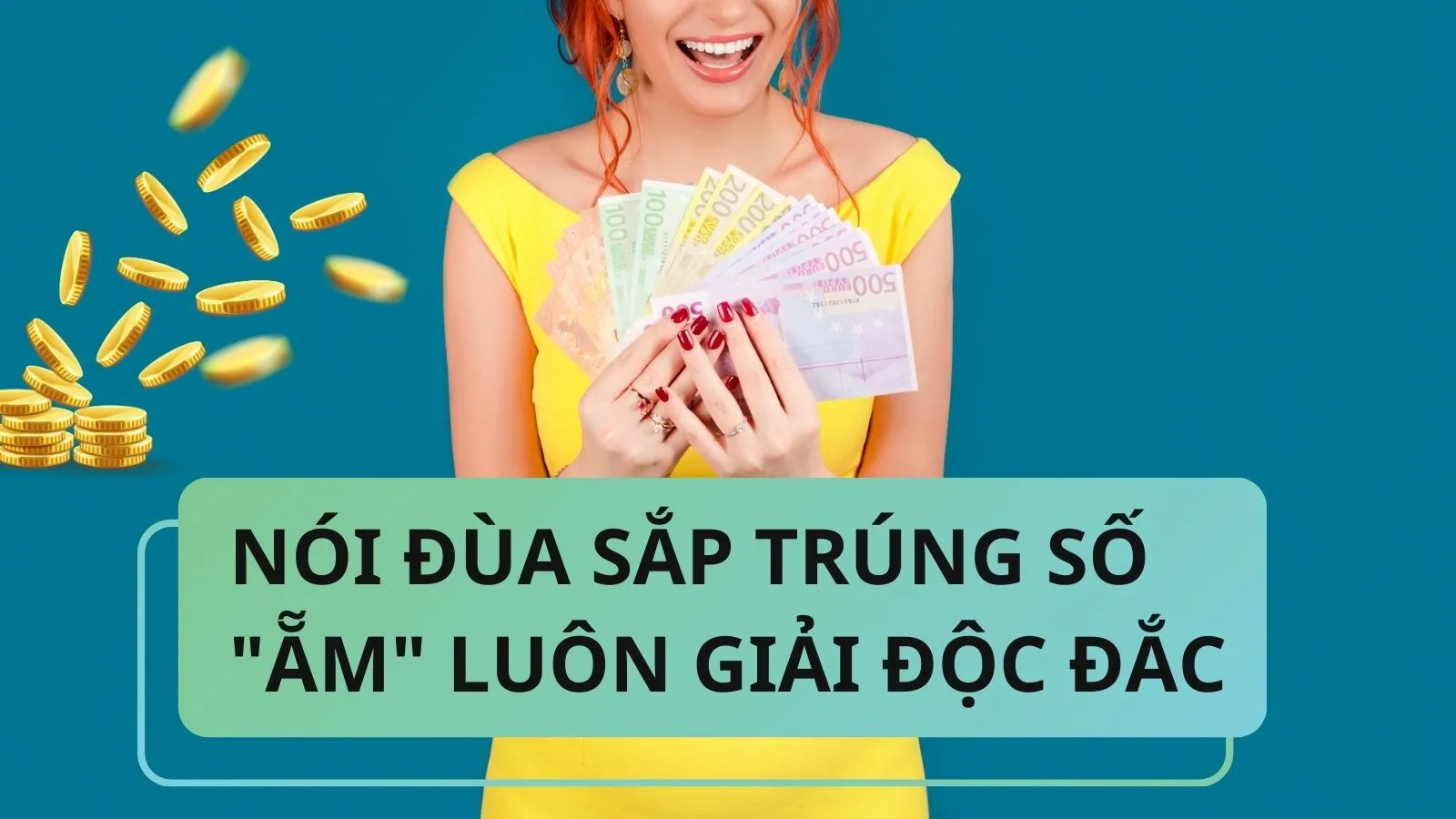 Ẵm giải độc đắc sau khi nói đùa trúng số