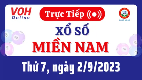 Xổ số miền Nam hôm nay, XSMN 2/9, SXMN 2/9/2023 - Kết quả xổ số ngày 2 tháng 9