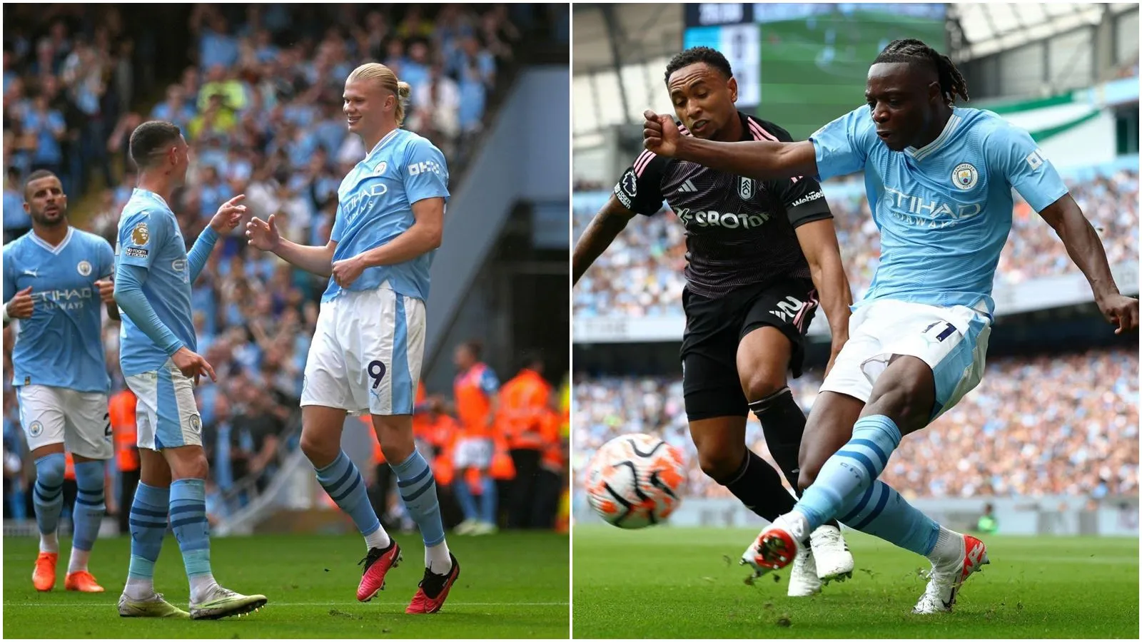 Chấm điểm Man City 5-1 Fulham: Haaland rực sáng | Tân binh Doku ra mắt ấn tượng