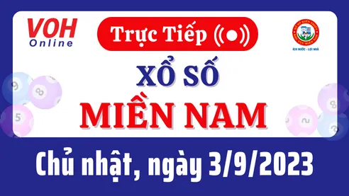 Xổ số miền Nam hôm nay, XSMN 3/9, SXMN 3/9/2023 - Kết quả xổ số ngày 3 tháng 9