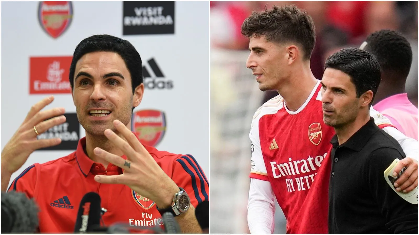 Hết trận, Mikel Arteta tiết lộ nói một câu với “tội đồ” Kai Havertz khiến ai cũng bật cười