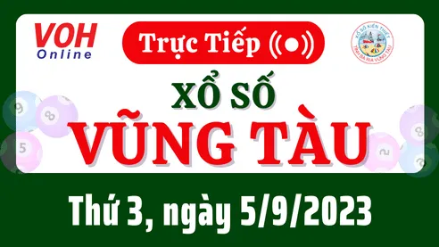 XSVT 5/9 - Kết quả xổ số Vũng Tàu hôm nay thứ 3 ngày 5/9/2023