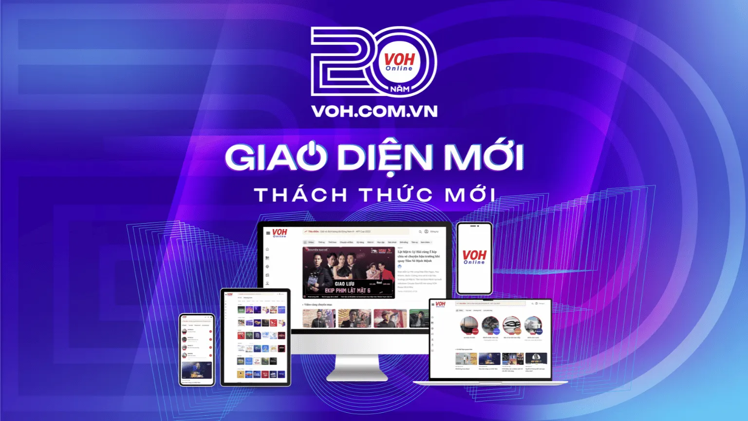 VOH.com.vn - Giao diện mới tích tụ cảm xúc công nghệ AI