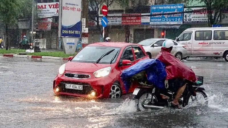 Dự báo nhiều nơi có mưa dông, mưa lớn