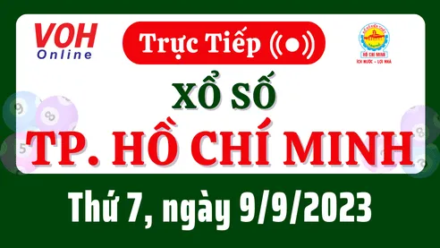 XSHCM 9/9 - Kết quả xổ số TP.HCM hôm nay thứ 7 ngày 9/9/2023