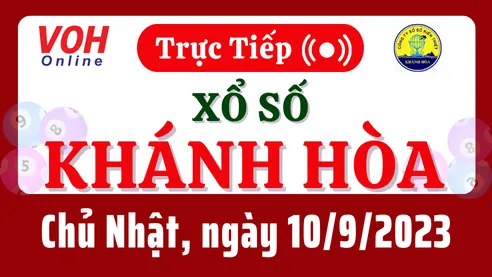 XSKH 10/9 - Kết quả xổ số Khánh Hòa hôm nay chủ nhật ngày 10/9/2023