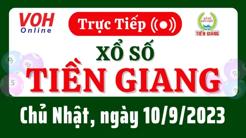 XSTG 10/9 - Kết quả xổ số Tiền Giang hôm nay chủ nhật ngày 10/9/2023