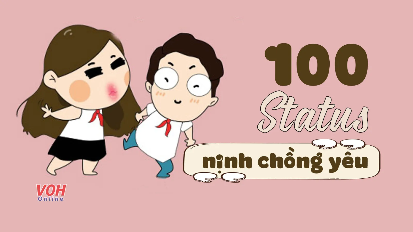 100 status nịnh chồng, thả thính chồng yêu hài hước, ngọt ngào