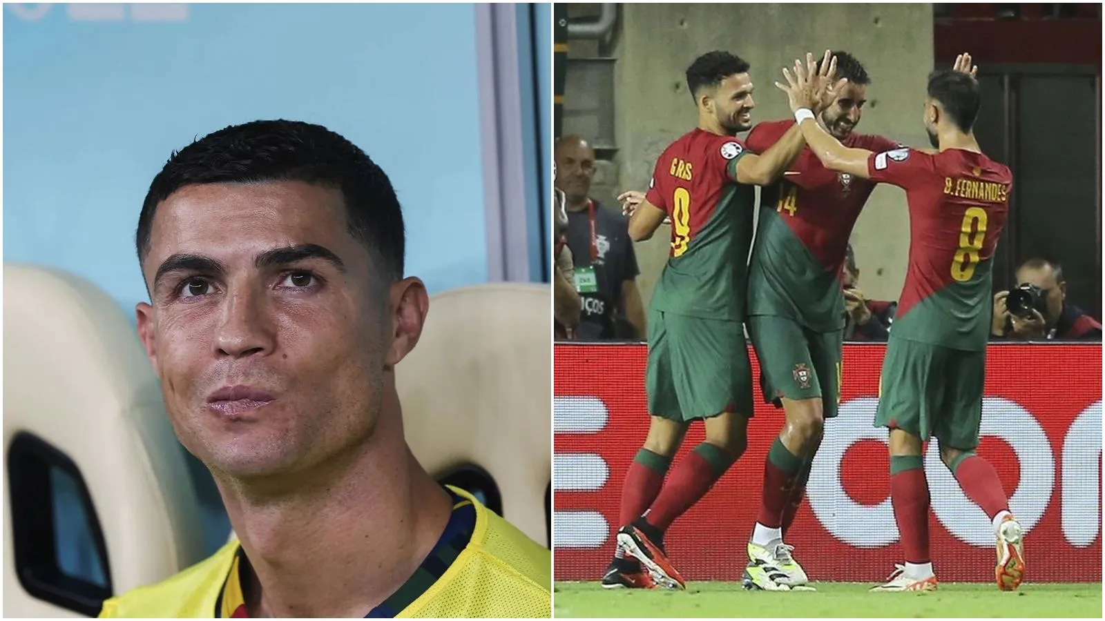 TIẾC NUỐI: Ronaldo bị treo giò, nhìn Bruno Fernandes tỏa sáng mang về chiến thắng lịch sử cho Bồ Đào Nha